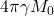 4 \pi \gamma M_0